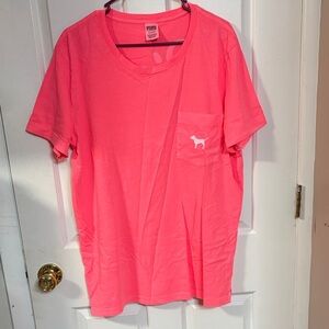 PINK Victoria's Secret Hot Pink Tee